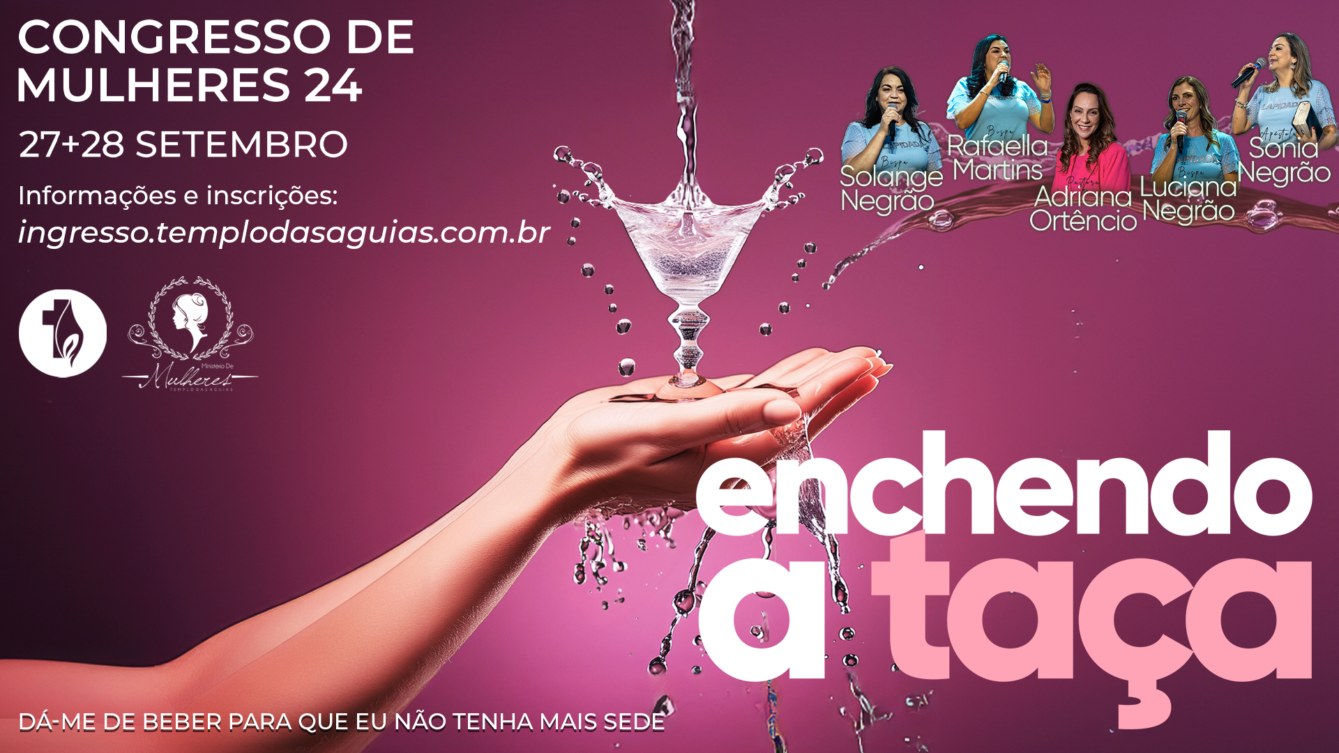 CONGRESSO DE MULHERES 2024 - ENCHENDO A TAÇA