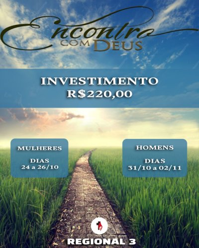 Encontro com Deus - Regional 3 - Outubro 25